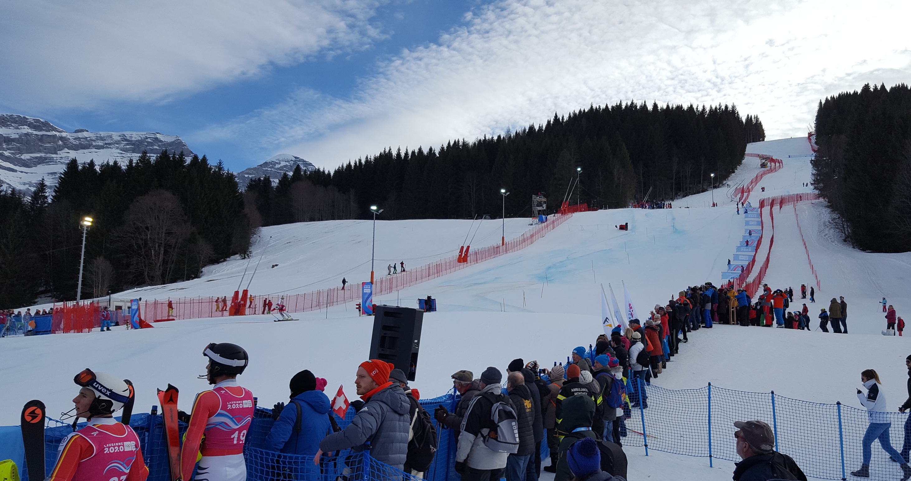 JOJ: Pas de médaille suisse pour l'ultime journée de ski alpin aux Diablerets